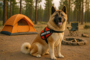 Akita as a Service Dog
