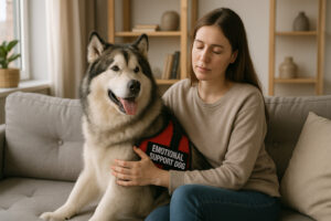 Alaskan Malamute as an Emotional Support Dog