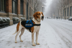 American Foxhound as a Service Dog