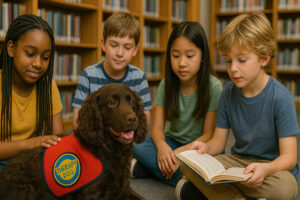 American Water Spaniel as a Therapy Dog
