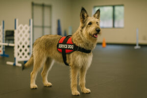 Berger Picard as a Service Dog