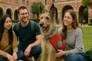 Berger Picard as a Therapy Dog
