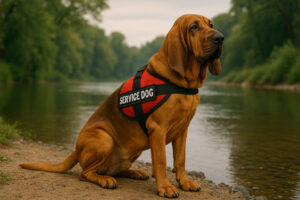 Bloodhound as a Service Dog