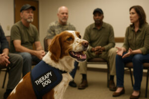 Brittany as a Therapy Dog