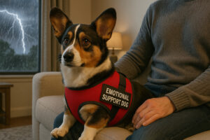Cardigan Welsh Corgi as an Emotional Support Dog