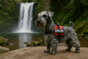 Cesky Terrier as a Service Dog