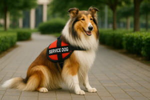 Collie as a Service Dog