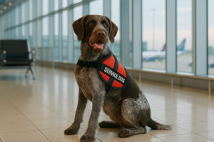 German Wirehaired Pointer as a Service Dog
