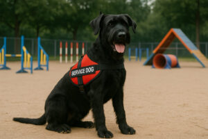 Giant Schnauzer as a Service Dog