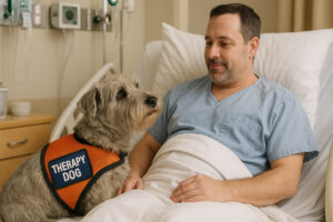 Glen of Imaal Terrier as a Therapy Dog