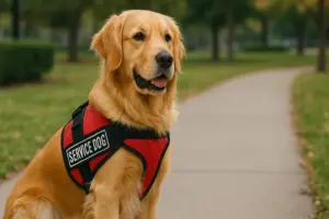 Golden Retriever as a Service Dog