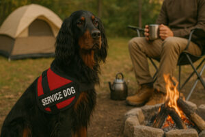 Gordon Setter as a Service Dog