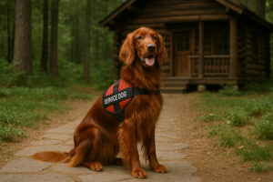Irish Setter as a Service Dog