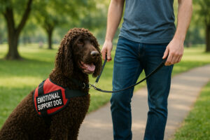 Irish Water Spaniel as an Emotional Support Dog
