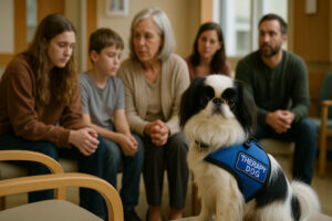 Japanese Chin as a Therapy Dog