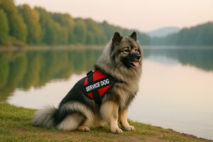 Keeshond as a Service Dog