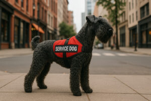 Kerry Blue Terrier as a Service Dog