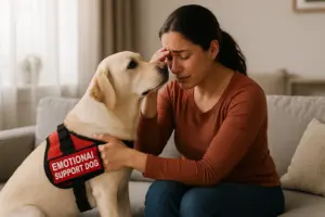 Labrador Retriever as an Emotional Support Dog