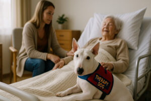 Staffordshire Bull Terrier as a Therapy Dog