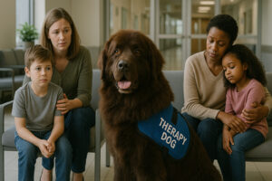 Newfoundland as a Therapy Dog