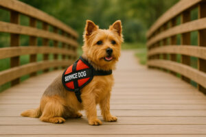 Norwich Terrier as a Service Dog