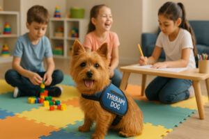 Norwich Terrier as a Therapy Dog