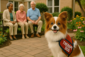 Papillon as a Therapy Dog