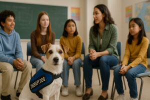 Parson Russell Terrier as a Therapy Dog