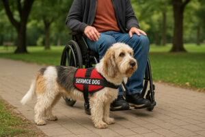 Petit Basset Griffon Vendéen as a Service Dog