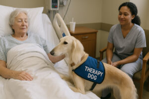 Saluki as a Therapy Dog