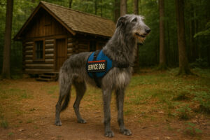 Scottish Deerhound as a Service Dog