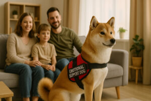 Shiba Inu as an Emotional Support Dog