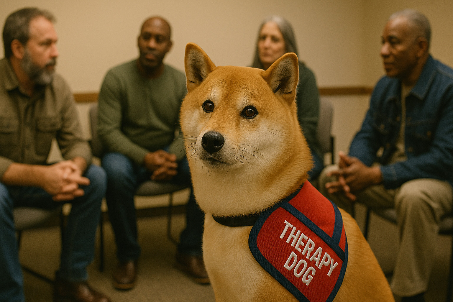service dog breeds shiba inu therapy dog