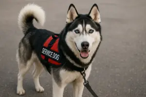 Siberian Husky as a Service Dog