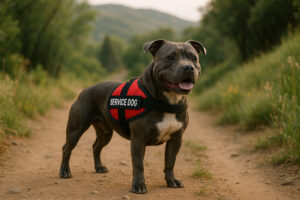 Staffordshire Bull Terrier as a Service Dog