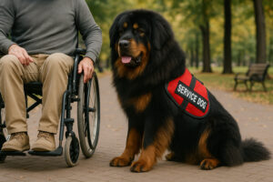 Tibetan Mastiff as a Service Dog