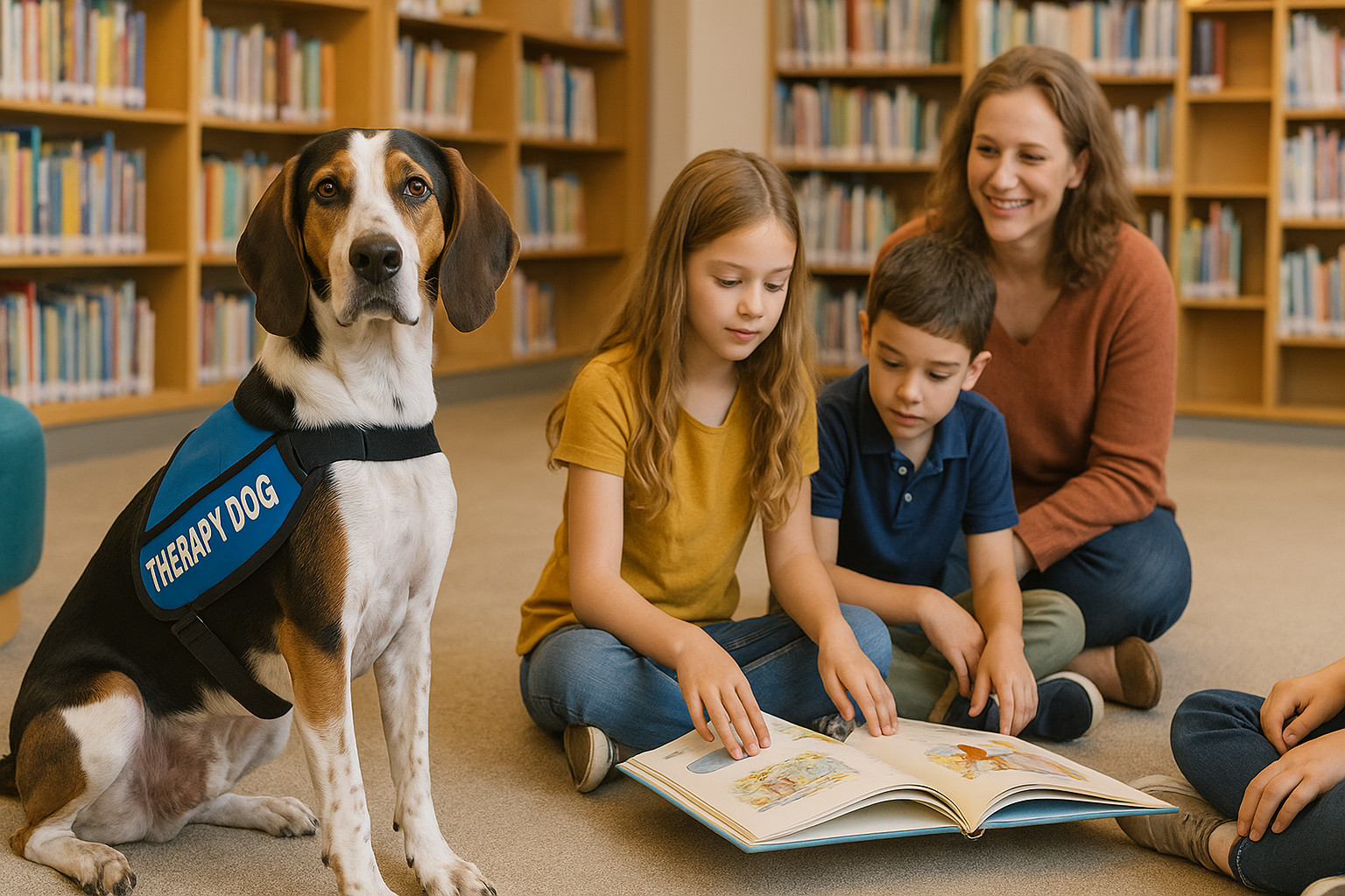 service dog breeds treeing walker coonhound therapy dog