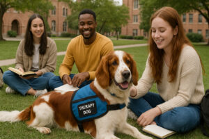 Welsh Springer Spaniel as a Therapy Dog