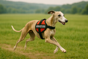 Whippet as a Service Dog