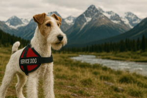 Wire Fox Terrier as a Therapy Dog