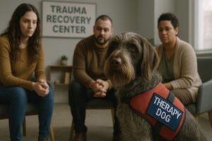 Wirehaired Pointing Griffon as a Therapy Dog
