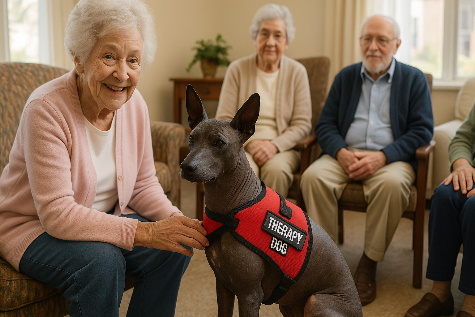 service dog breeds xoloitzcuintli therapy dog