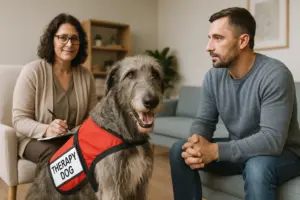 Irish Wolfhound as a Therapy Dog